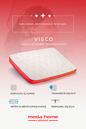 Moda Home Bedding Visco Comfy Çocuk Yastığı PEMBE, Visco yastık, Ortopedik yastık