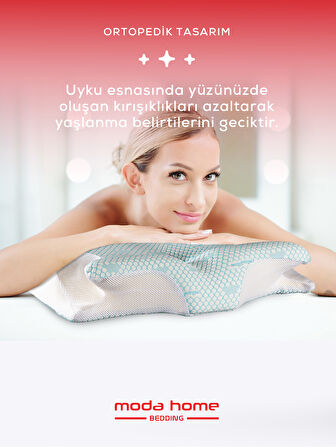 Moda Home Bedding Güzellik Yastığı Miralux Ortopedik Cilt Yenileyici 