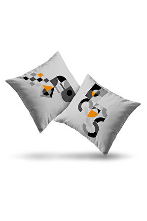 Moda Home Bedding Kırlent,Dolgulu kırlent,baskılı Kırlent,dekorasyon Kırlent(2 Adet) set9