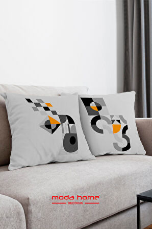 Moda Home Bedding Kırlent,Dolgulu kırlent,baskılı Kırlent,dekorasyon Kırlent(2 Adet) set9