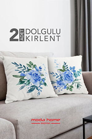 Moda Home Bedding Kırlent,Dolgulu kırlent,baskılı Kırlent,dekorasyon Kırlent(2 Adet) set12