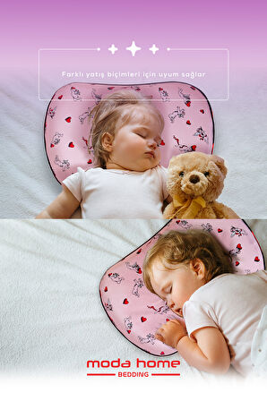 Visco ortopedik çocuk yastığı(sensitive baby)hava kanallı(melek) 45 x 30 x 7cm