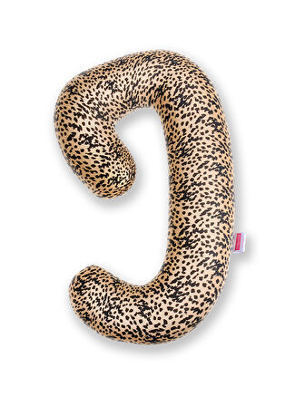 Hamile yastığı,sarılma yastığı aktivite yastığı pamuk kumaş (leopar)