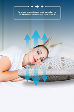 Moda Home Bedding Tensel Klimalı Yastık,Klimalı Yastık