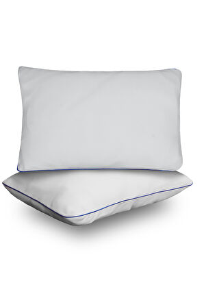 2Adet  moda Vısco parçacıklı yastık ,boyun destekli ortopedik yastık yıkanabilir kılıflı 40*60cm 1200 gr