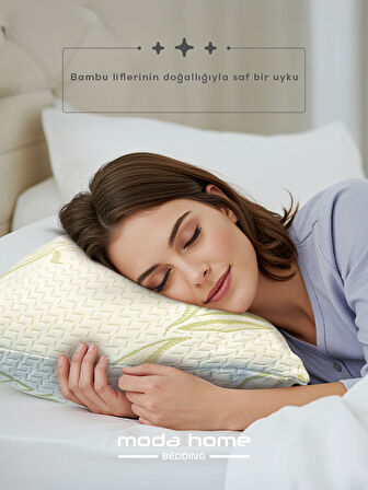 2 Adet bambu kumaşlı yastık ,fermuarlı yıkanabilir kılıflı Antialerjik 1.kalite boncuk silikonlu 50x70 cm 1000 gr