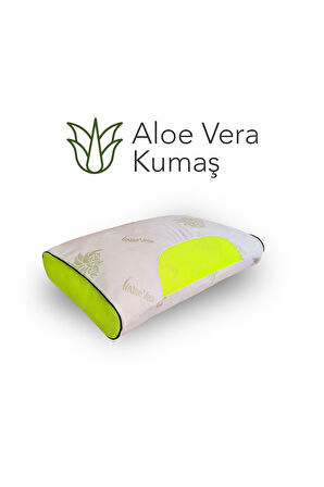 Gold serisi klimalı yastık,aloe vera kumaşlı cilt dostu ortopedik Visco parçacıklı yıkanabilir kılıflı yüksek dolumlu yastık 2200 gr