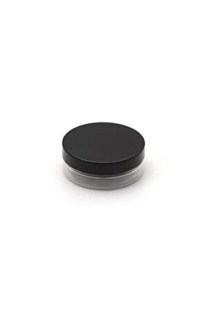 50 Ml - Şeffaf Pet Plastik Kavanoz Siyah Kapak - 5 Adet