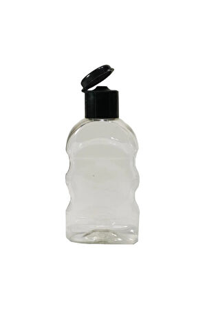 50ml - Dezenfektan- Kolonya- Kelebek Fliptop - Siyah Kapaklı - 15 - Adet