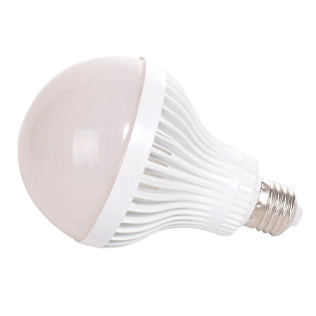 2 Adet 12 Watt Yüksek Işık Şarjlı Led Ampul Beyaz Işık E27 Duy
