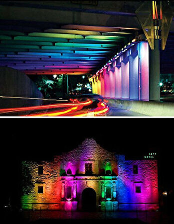 100 Cm Wallwasher Led Bina Dış Duvar Aydınlatma Renkli Rgb Işık