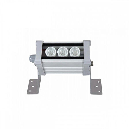 10 Cm Wallwasher Led Bina Dış Duvar Aydınlatma Boyama Mavi Işık