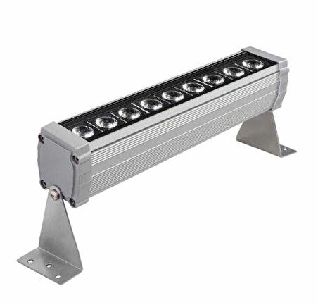 30 Cm Wallwasher Led Bina Dış Duvar Aydınlatma Mavi Işık