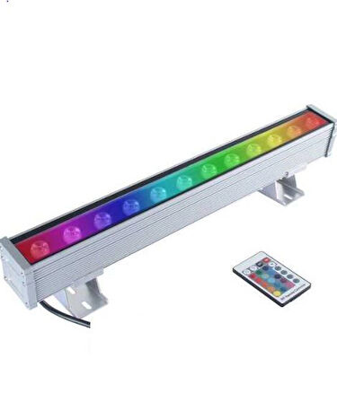 30 Cm Wallwasher Led Bina Dış Duvar Aydınlatma Renkli Rgb Işık