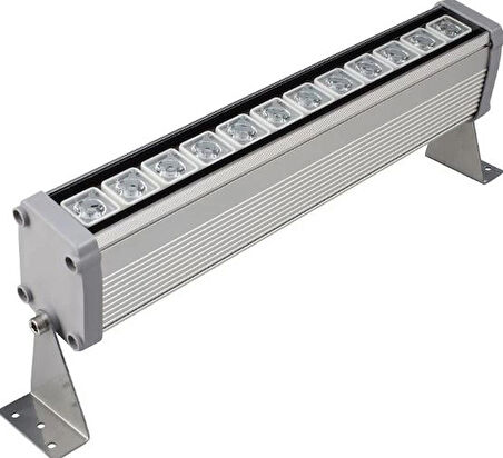 35 Cm Wallwasher Led Bina Dış Duvar Aydınlatma Kırmızı Işık