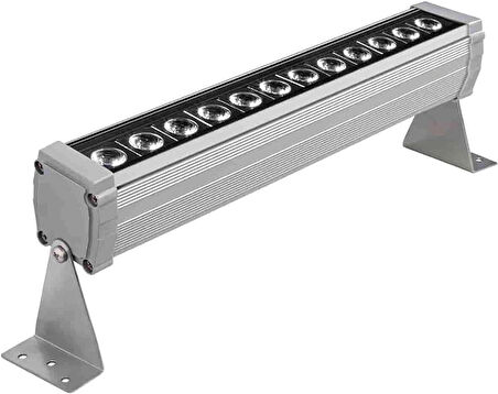 35 Cm Wallwasher Led Bina Dış Duvar Aydınlatma Kırmızı Işık
