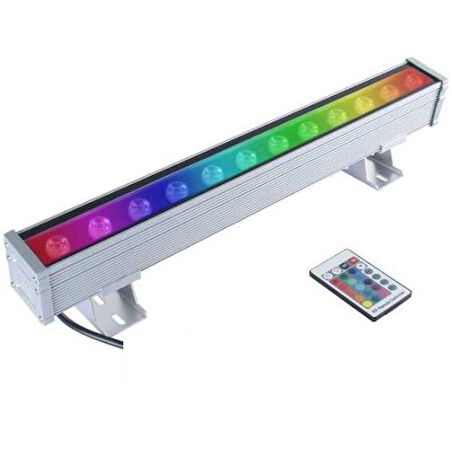 50 Cm Wallwasher Led Bina Dış Duvar Aydınlatma Renkli Rgb Işık