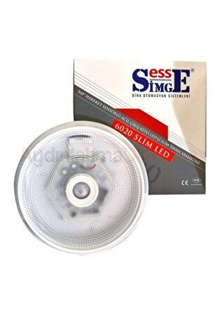 Simge Acil Aydınlatma Kitli Ledli Hareket Sensörlü Slim Tavan Armatürü
