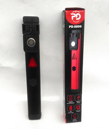 Powerdex Profesyonel Darbeye Dayanıklı Acil Durum Lambası Feneri Siyah