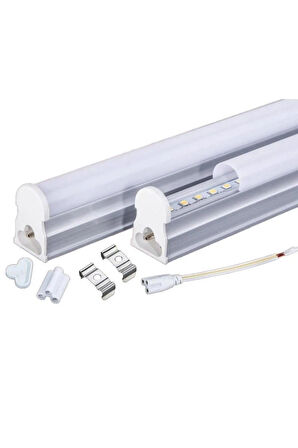 Tezgah Altı 30 Cm T5 Led Aydınlatma Butonlu Dekoratif Armatür