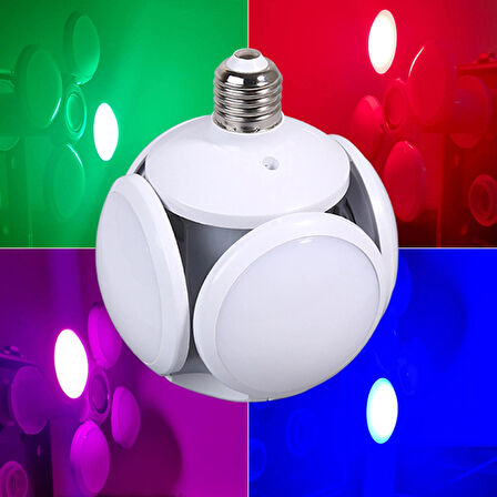Bluetooth Hoparlör Müzik Çalar Kumandalı Ayarlanabilir Rgb Renkli