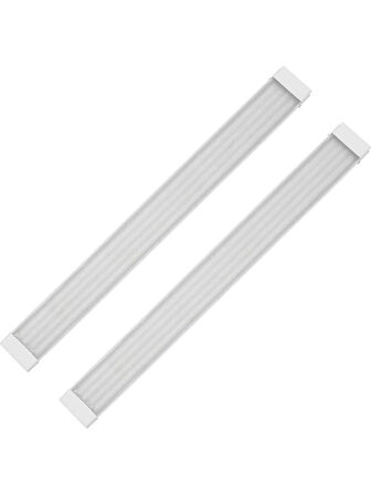 6 Adet 100 Watt 120 Cm Kristal Beyaz Led Bant Armatür Beyaz Işık