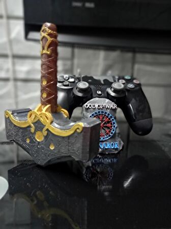 God Of War Ragnarok Mjölnir Ps4 Kol Tutucu Stand