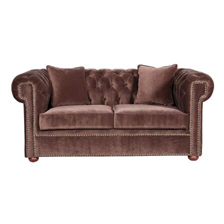 3A Mobilya Brown Nottingham Chesterfield