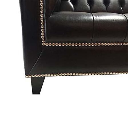 3A Mobilya Black Ches Chesterfield