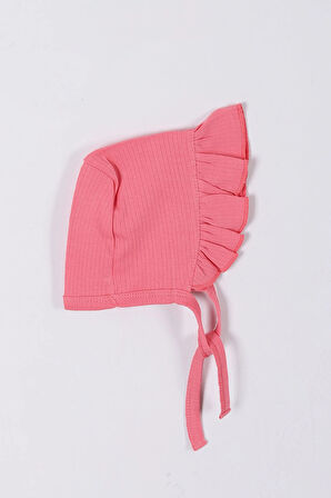 Tavşan Desenli Müslin Kız Bebek Hastane Çıkışı Bebek Kıyafetleri Yenidoğan Hastane Çıkış Seti 5 li