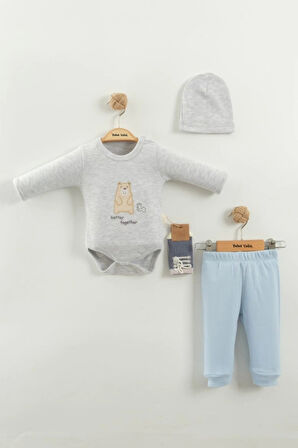 AYI Erkek Bebek Takımı Erkek Bebek Hastane Çıkışı Yenidoğan Hastane Çıkış Seti Çocuk Hastane Çıkışı