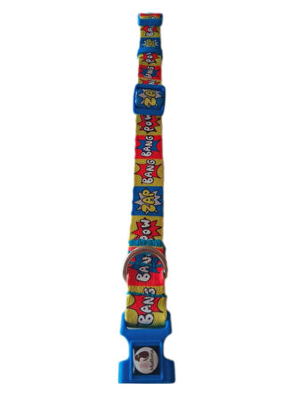 MiaBona Big Bang Model, Yüksek Kaliteli, Dijital Baskılı, Renkli, Köpek Boyun Tasması, Dog Collar