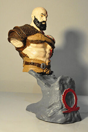 Kratos Bust (Ps4 Kol Tutucu Stand)