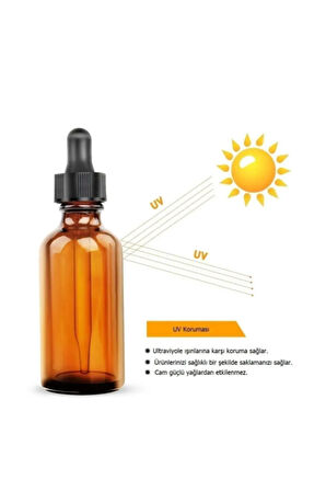 Plazma Damlalıklı Amber Şişe 30 ml 6 Adet