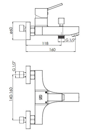Adnoss GPD Tulio Banyo Bataryası MBB135