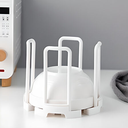 Tabak Bardak Kase Standı Bulaşık Kurutma Tutucu Mutfak Düzenleyici Organizatör