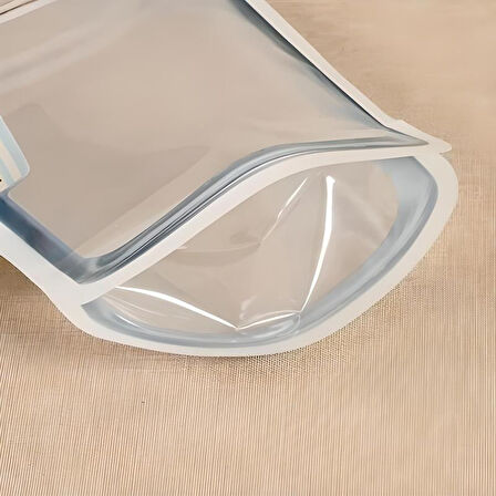 Kavanoz Görünümlü Kilitli Poşet Çıtçıtlı ve Pratik Torba 4 Adet