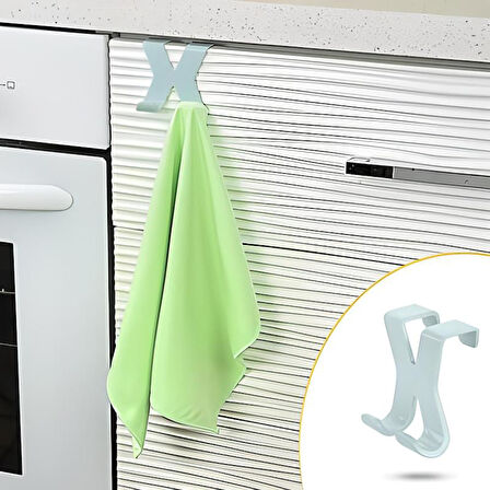Mutfak Banyo Dolap Kapağına Takılan Meta Havlu Askılığı Aparatı
