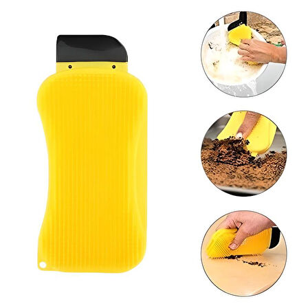 Çok Fonksiyonlu Deterjan Hazneli Pratik Bulaşık Yıkama Fırçası