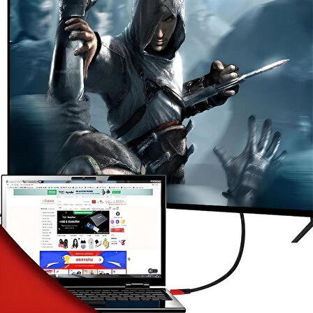 HDMI Kablosu 10 Metre HDTV Bilgisayar Uydu Görüntü Ses Full HD Sargılı Görüntü Aktarma Kablosu