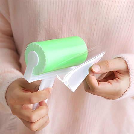 Yeni Nesil Yıkanabilir Pratik Tüy ve Toz Toplama Rulosu Aparatı