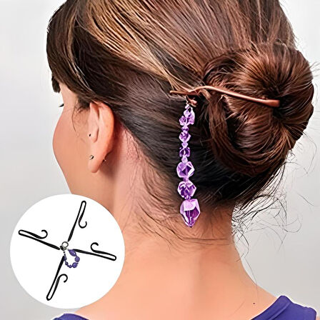 Kolay Saç Toplama Örgü Yapma Tokası Saç Şekillendirme Seti