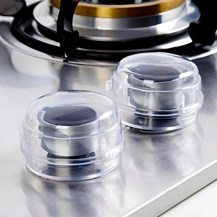 Isıya Dayanıklı Plastik Ocak Düğme Koruyucu Düğme Kilidi Emniyet Düzeneği