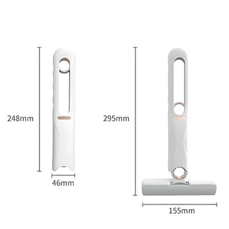 Çok Amaçlı Cam Fayans Mini Temizlik Mopu Fırçası