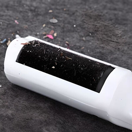 Taşınabilir Elektrostatik Hazneli Kolay Kullanımlı Rulo Şeklinde Evcil Hayvan Tüy Toplayıcı