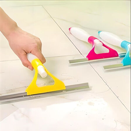 Pratik Spreyli Cam Sil Pencere Ayna Tezgah Duşakabin Temizleyici Püskürtmeli Silme Aparatı