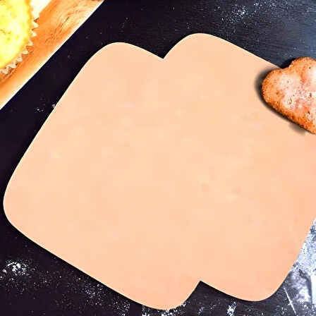 50 Adet Air Fryer Pişirme Kağıdı Tek Kullanımlık Yağ Su Geçirmez Yapışmaz Deliksiz Düz Kare Model