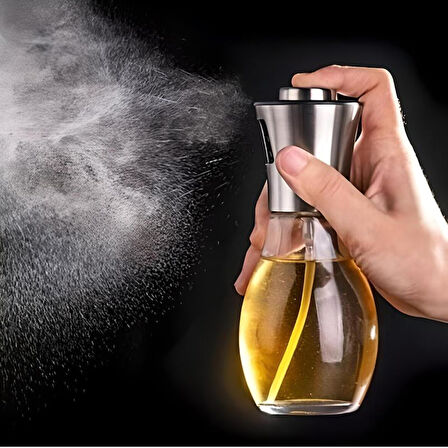 Çok Amaçlı Spreyli Sızdırmaz Cam Şişe Yağdanlık Limon Sirke Sos Püskürtücü Dağıtıcı Sprey