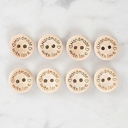 Loren Crafts Handmade 8'li Düğme - 1614