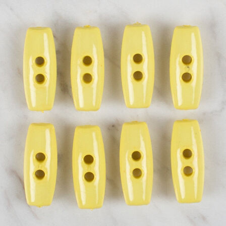 Loren Crafts sarı 8 li çoban düğmesi - 67